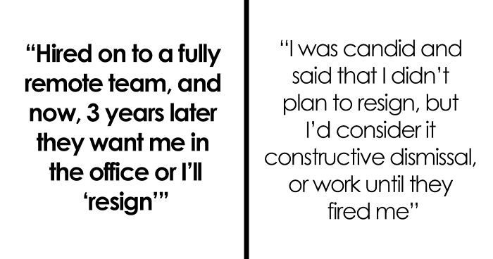 Worker Given 90 Days To Return To Office Or Be Terminated, Refuses To Go Down Without A Fight