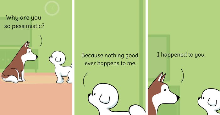 I Created 40 Humorous Comics Featuring A Dog Love Story | Bored Panda