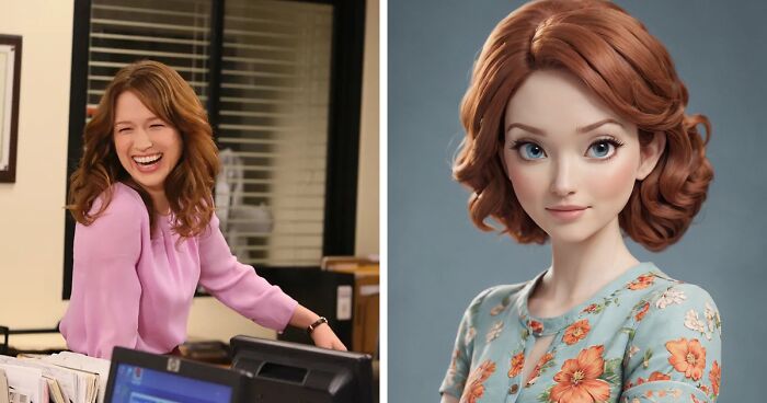 I Imagined What The Office Characters Would Look Like If They Were Part Of A Disney Or Pixar Animated Series (28 Pics)