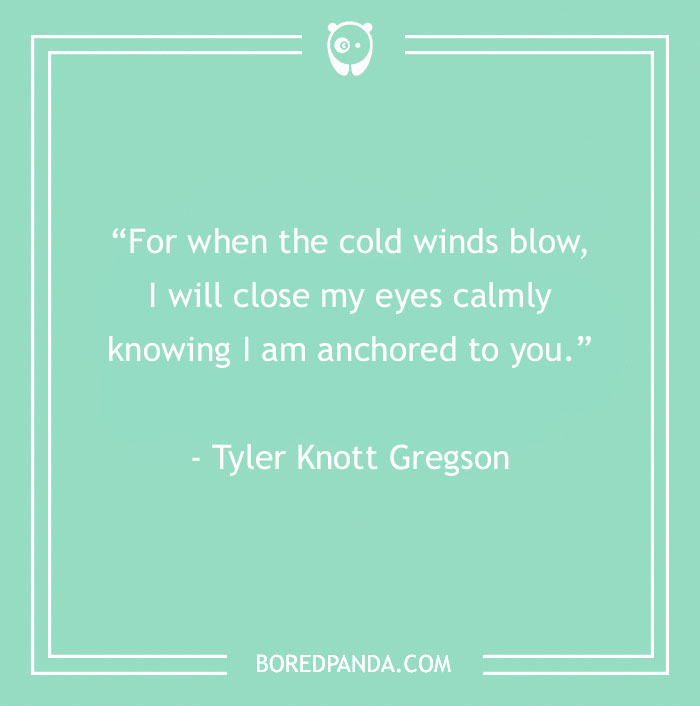 Tyler Knott Gregson Quote About Sleeping Together 