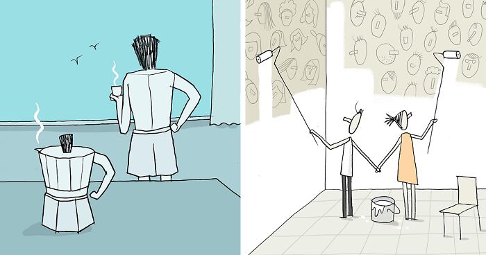 This Tel Aviv-Based Artist Creates Wordless Thought-Provoking Illustrations, Here Are 30 Of The Newest Ones