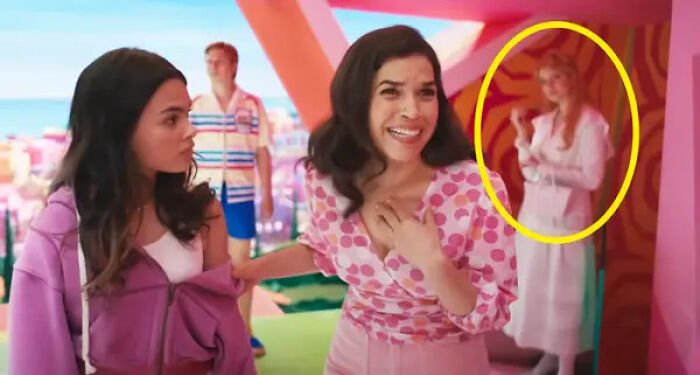 You Can Spot Proust Barbie, Who Is Played By Lucy Boynton, Inside Weird Barbie's House When Gloria, Sasha, And Allan Return To Barbie Land To Help Barbie