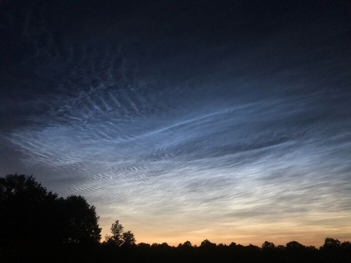 Iridescent Clouds…. Pity It’s Not Very Visible On The Photo. Beautiful To Witness… July 2019
