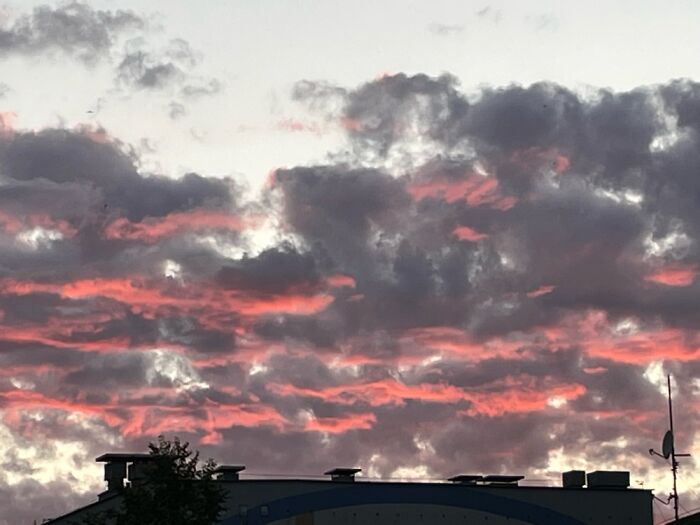 Just Some Red Clouds