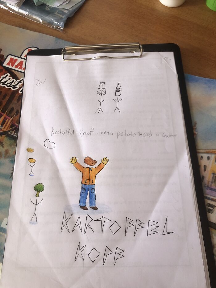 Kartoffel Kopf Is A Superhero And His Sidekicks Are Salzkopf And Ölkopf. The Main Villain Is Brokkolikopf