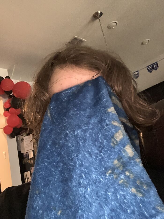 Don’t Feel Like Showing My Face Today And I Haven’t Brushed My Hair Yet Lol