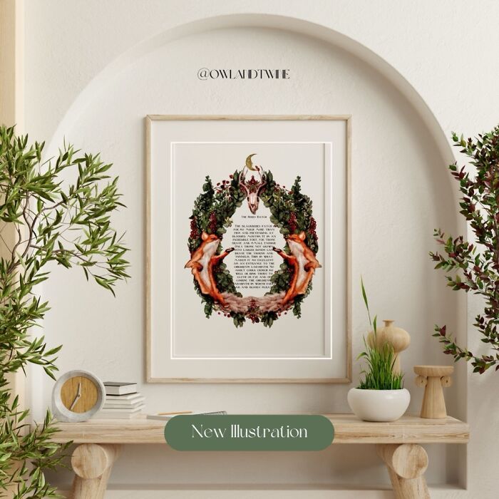 Gothic Watercolors In Goblincore Style For New Rpg