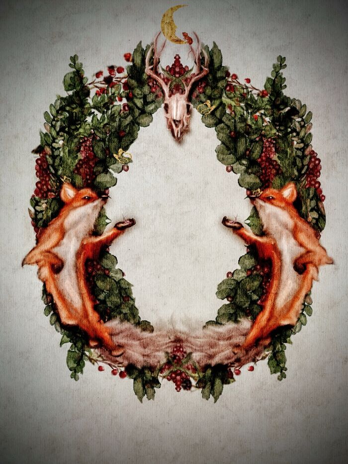 Gothic Watercolors In Goblincore Style For New Rpg