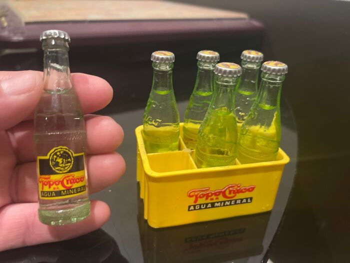 These Miniature Topo Chico Six Pack My Grandmother From Mexico Gave Me Decades Ago