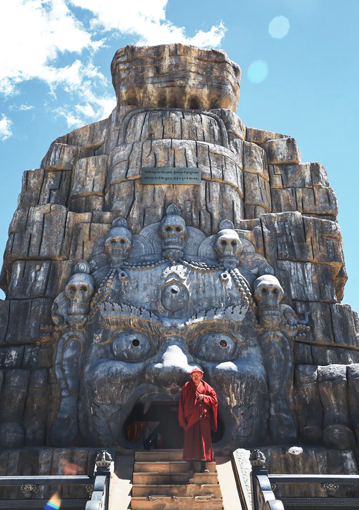 A Buddhist Academy In Sichuan, China