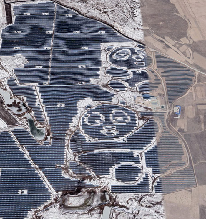 There’s A Solar Farm In China Shaped Like A Panda