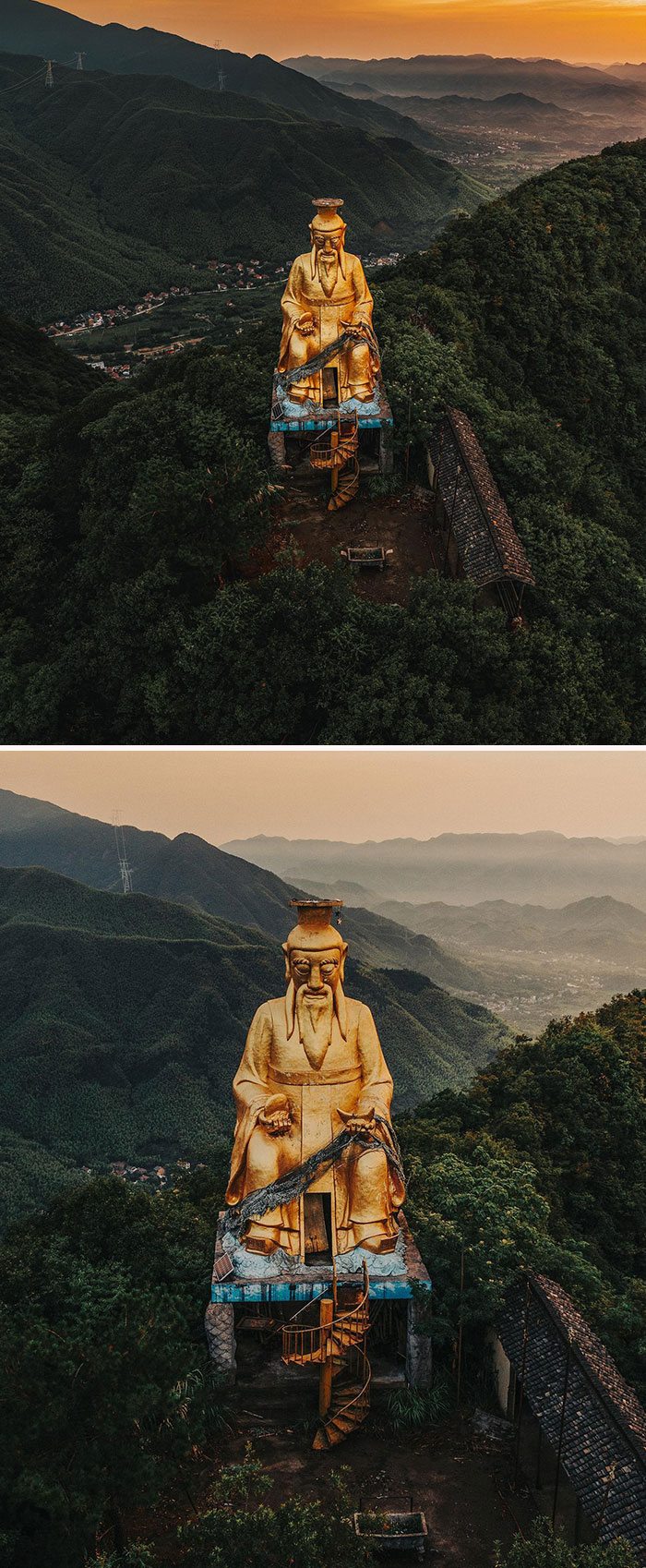The Abandoned God Of Wealth, Anji County, Zhejiang, China