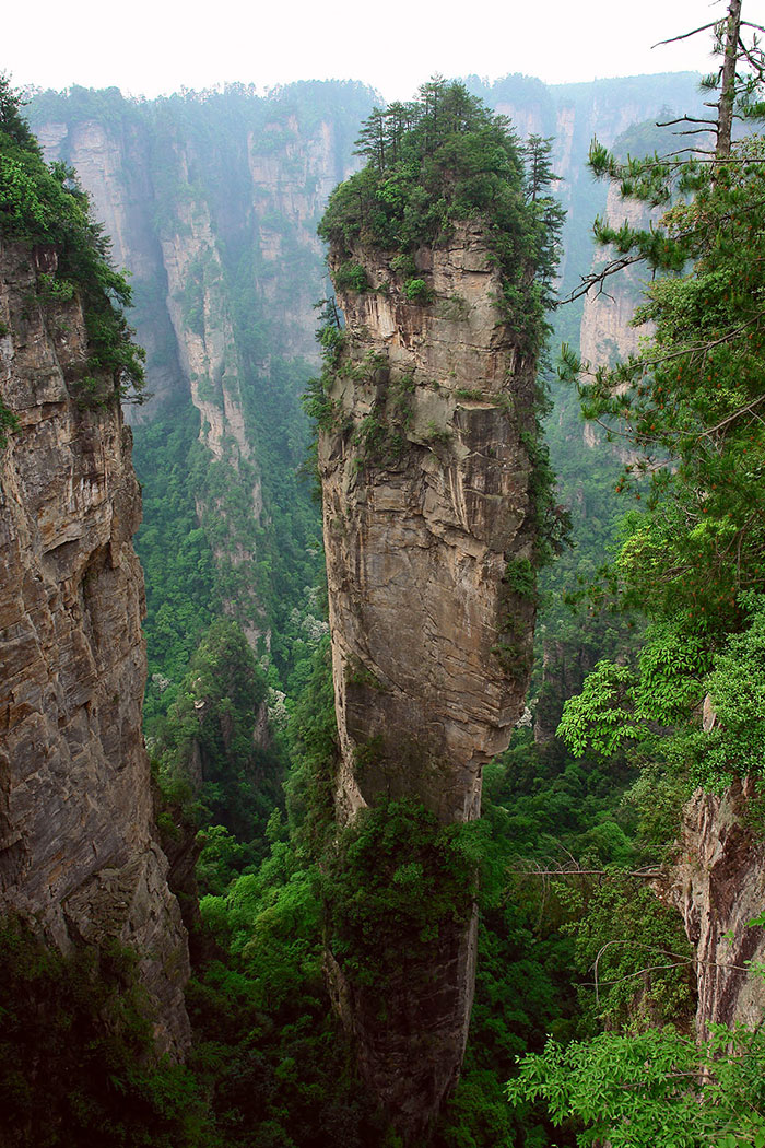 Avatar Mountains - Zhangjiajie, China - Also Known As An Inspiration For Pandora. P.S. The Echo Here Is Incredible