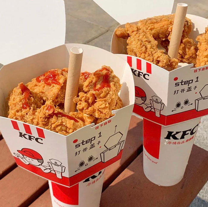 KFC China Has 2-In-1 Fried Chicken Plus Coke, Known As Lazy Cup