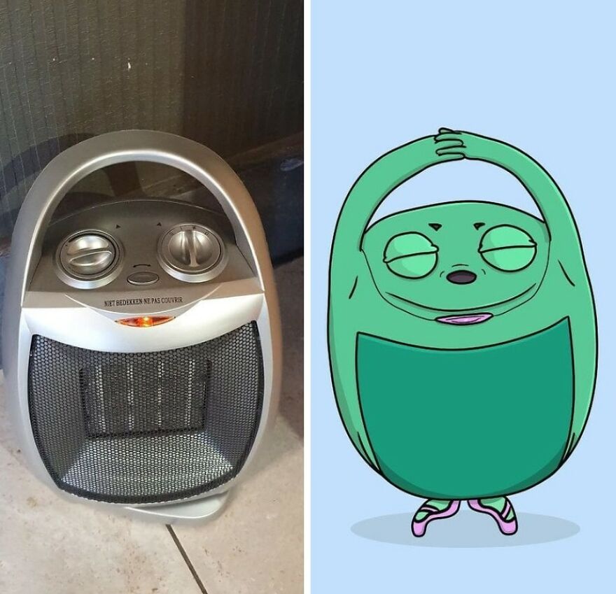 This Artist Sees Faces In Everything And Turns Them Into Fun Illustrations ( 20 New Pics) Interview