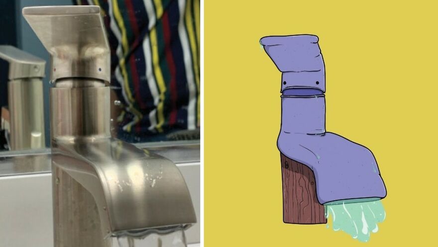 This Artist Sees Faces In Everything And Turns Them Into Fun Illustrations ( 20 New Pics) Interview