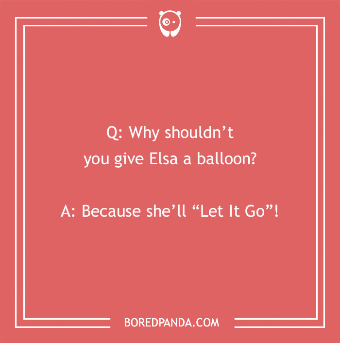 Joke for 5 year olds about Elsa