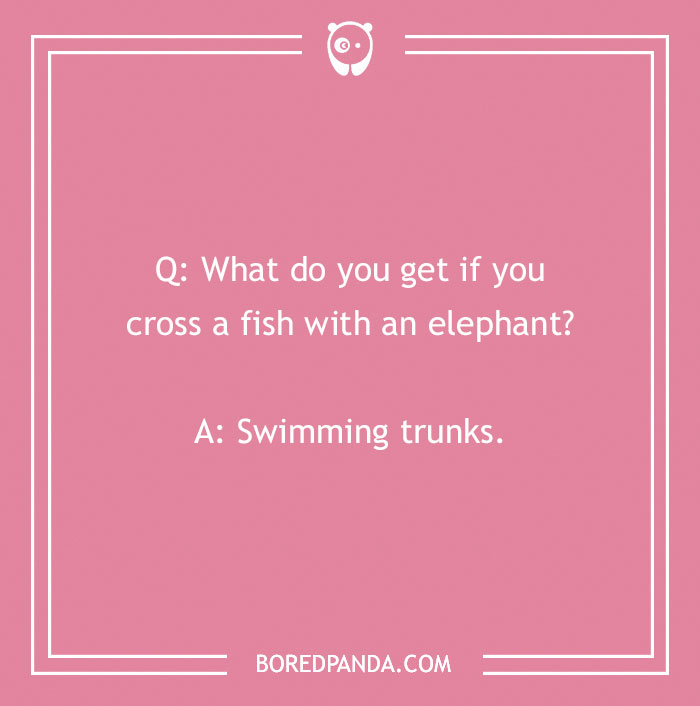 Joke for 5 year olds about fish and elephant