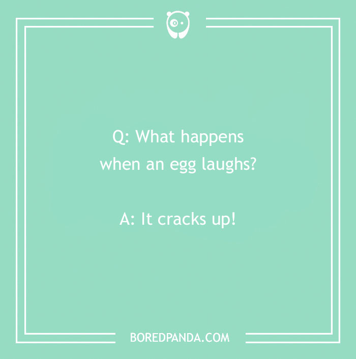 Joke for 5 year olds about egg