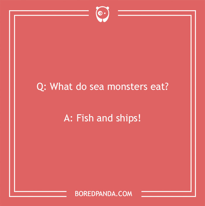 Joke for 5 year olds about monsters