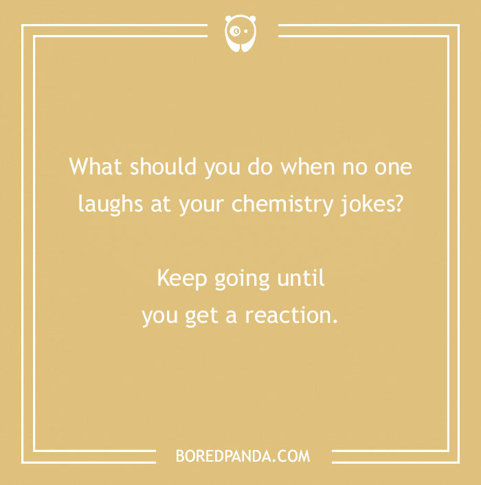 Jokes for teens about chemistry
