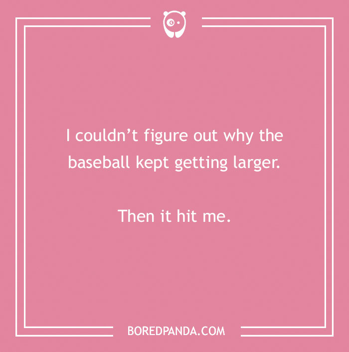 Jokes for teens about baseball