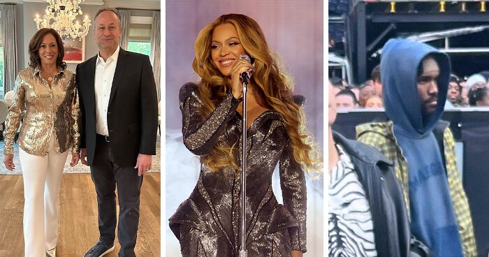 Vice President Kamala Harris Makes People React After Attending Beyoncé Show In A Gold Shirt