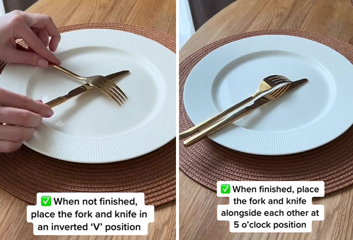 Cutlery Etiquette