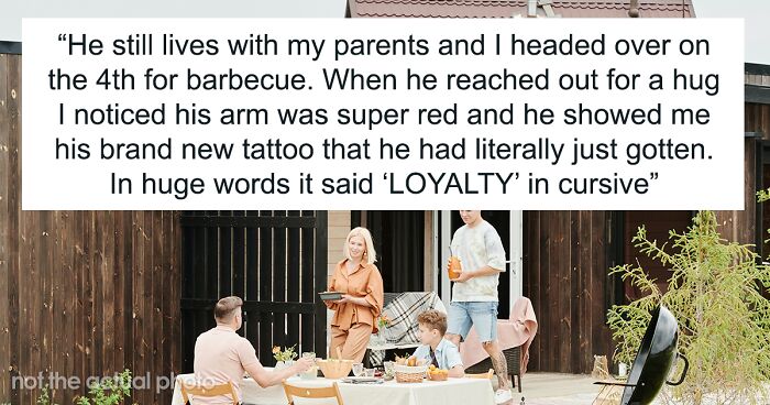Sibling Drama Ensues After Guy Sees Brother’s Tattoo ‘Loyalty’ And Can’t Stop Laughing
