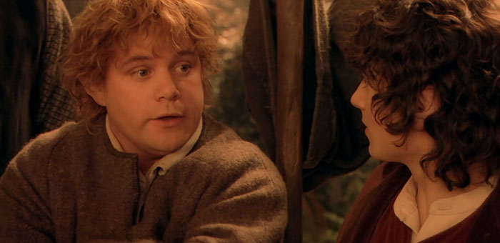 dialogue between Sam Gamgee and Frodo Baggins