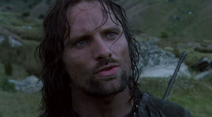 Aragorn speaking
