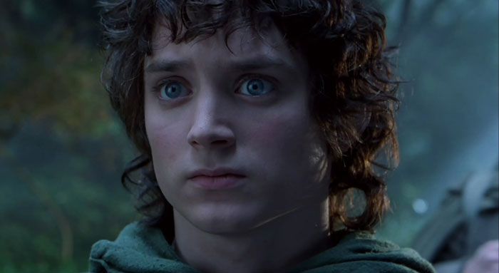 Frodo Baggins thinking