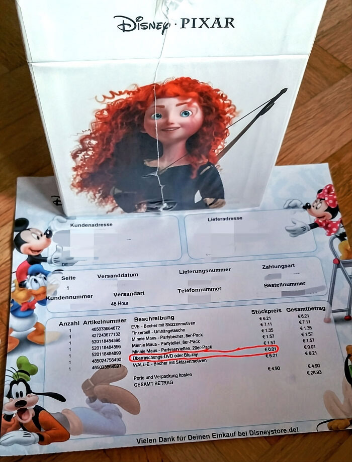 Bought Stuff For My Daughter In Disney's Online Store. Got Option To "Include Random Gift For 1 Cent". Hit Jackpot - Disney Pixar Collection For 1 Cent. Blown Away