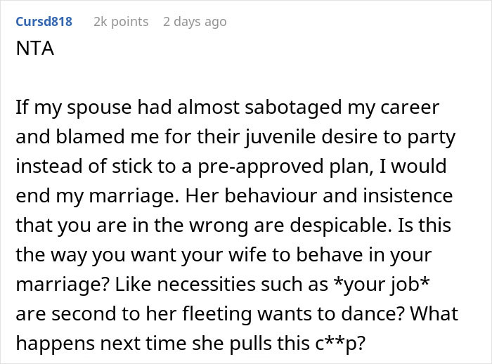 Husband Tells Wife They Need To Leave The Party To Catch A Flight But Gets Ignored, Leaves Alone Husband Tells Wife They Need To Leave The Party To Catch A Flight But Gets Ignored, Leaves Alone
