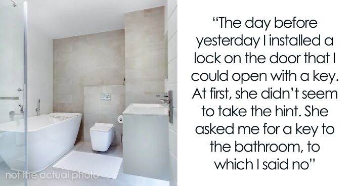 “AITA For Putting An Outside Lock On My Bathroom To Prevent My Wife From Using It?”
