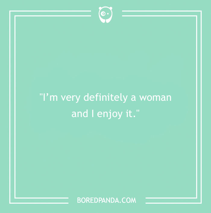 Marilyn Monroe Quote On Being A Woman 