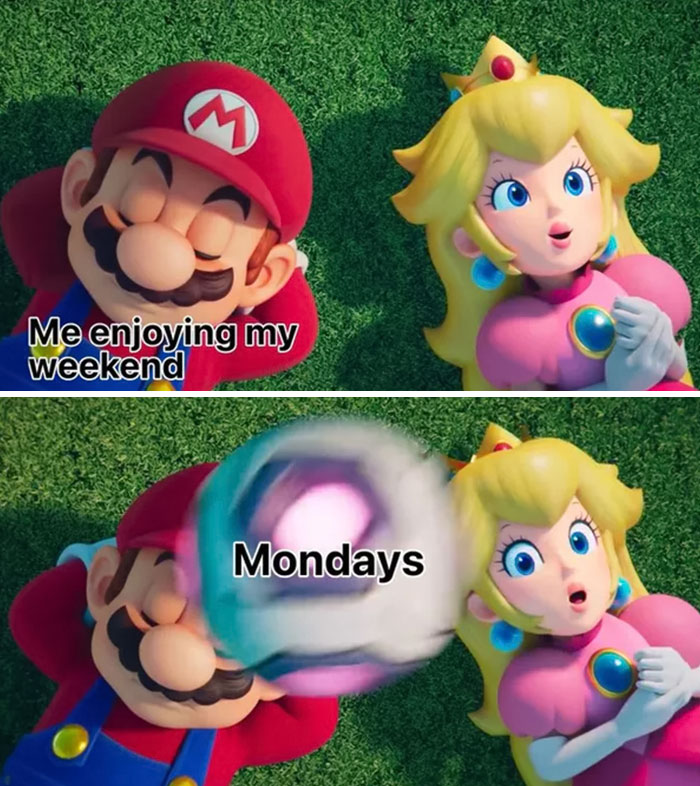 funny mario and peach memes