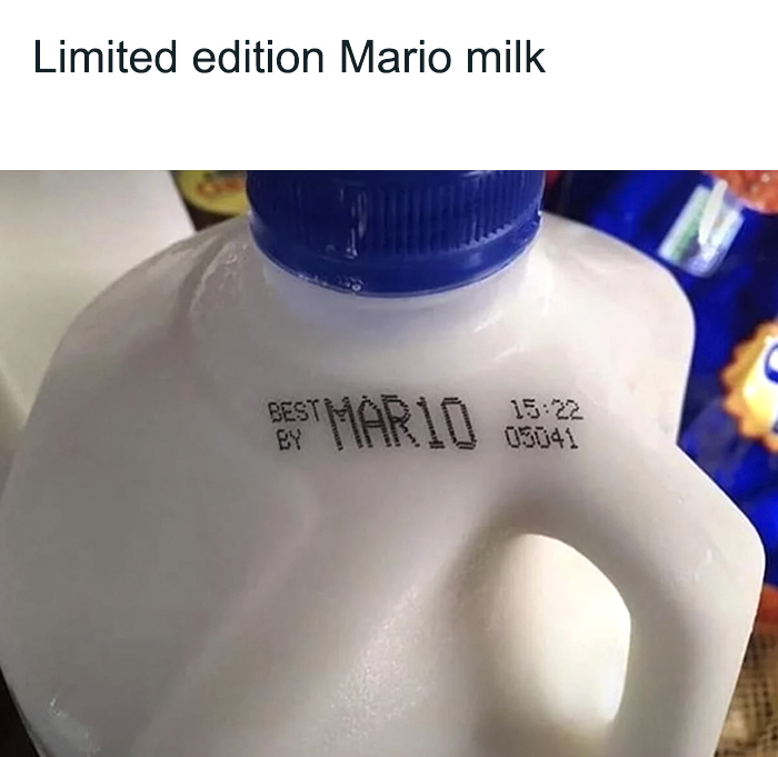 Mario milk