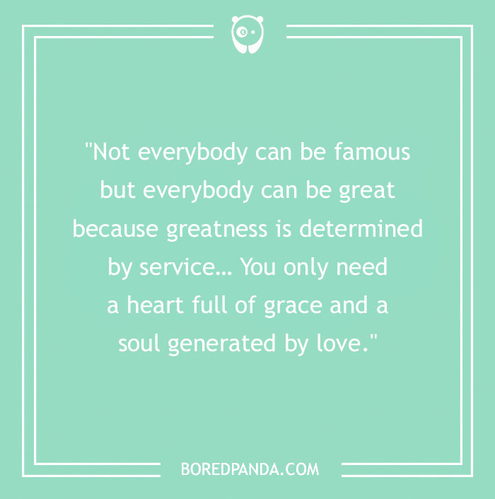 Martin Luther King Quote About Being A Great Person 