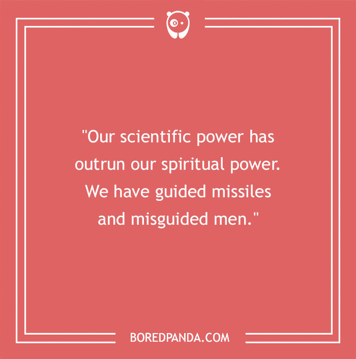 Martin Luther King Quote About The Power Of Science 