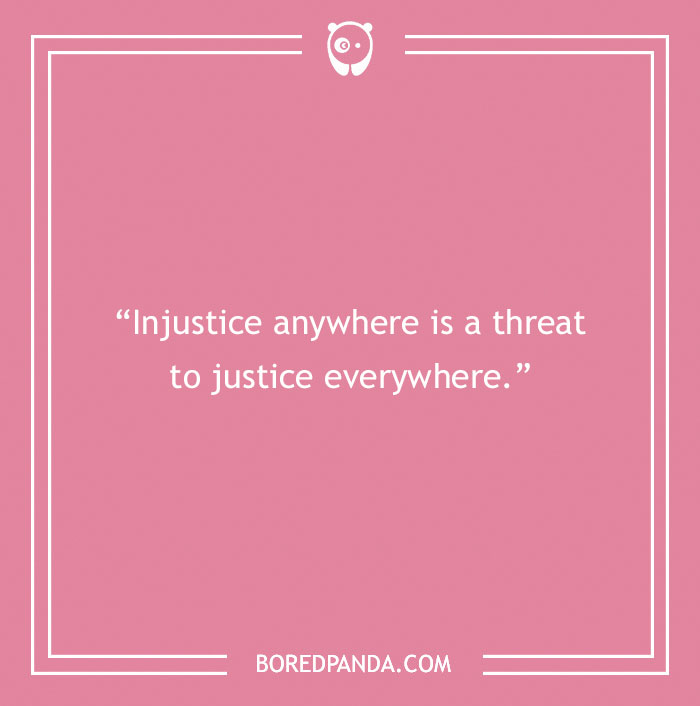 Martin Luther King Quote About Threats To Justice 