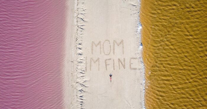 30 Wholesome Pics Of Man Reassuring His Mom Of His Wellbeing Whilst He Explores The World (New Pics)