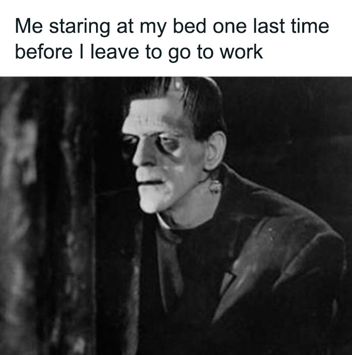 Frankenstein bed meme