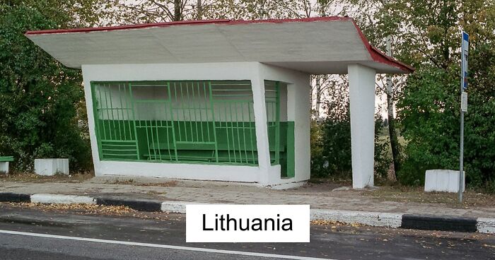 30 Most Bizarre-Looking Bus Stops Captured By Christopher Herwig (New Pics)