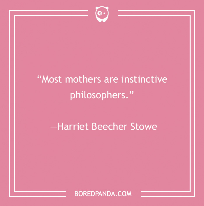 mothers are instinctive philosophers quote