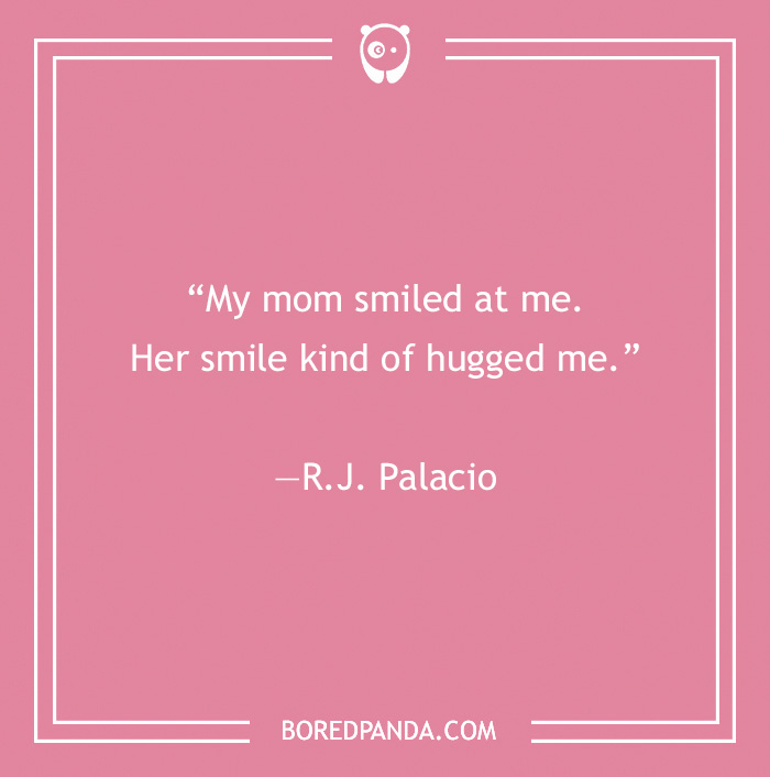 quote about mother's smile