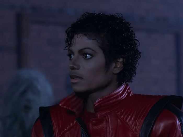Michael Jackson performing Thriller song
