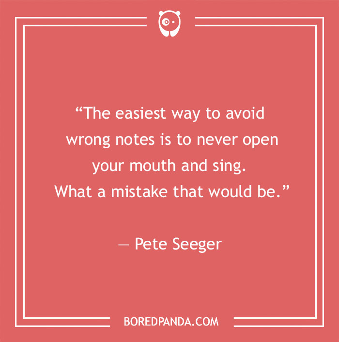 Pete Seeger quote about music