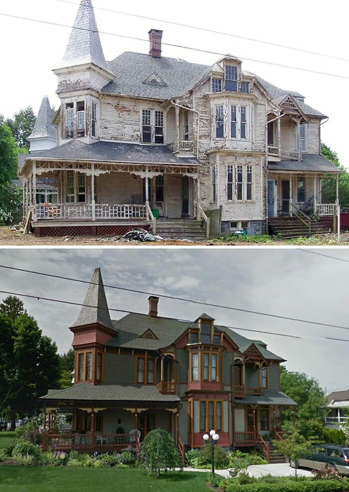 Casa victoriana de 1887 tras ser restaurada admirablemente