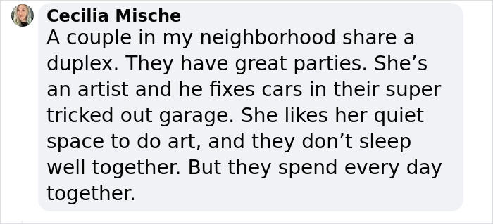 Woman Breaks Down Her Unconventional Living Arrangement With Her Partner, And People Have Thoughts Woman Breaks Down Her Unconventional Living Arrangement With Her Partner, And People Have Thoughts